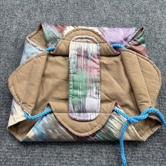 VTG‎ Handmade Hot casserole dish Carrier Rectangle lot of 2 Colorful Fabric 80s - Picture 3 of 10